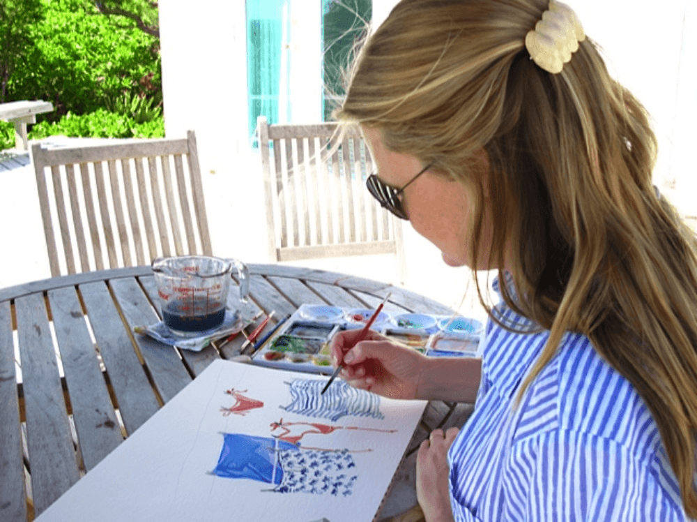 harbour island bahamas painting